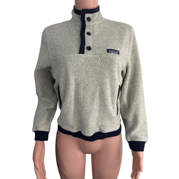 PATAGONIA Unisex Beige Button Pullover - Picture 2 of 16